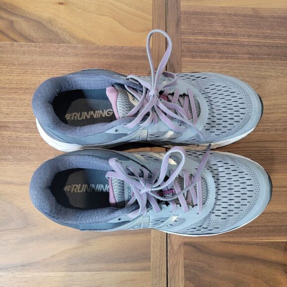 New Balance Women's Sz 11 840 v4 Grey Blue Purple W840GO4 Running Sneakers Shoes - Picture 9 of 10